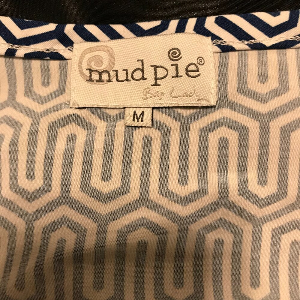 Blue & White Designs Mud Pie Dress - Picture 4 of 5